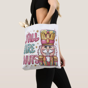 Jullie zijn Noten Coquette Notenkraker Kerst Prepp Tote Bag