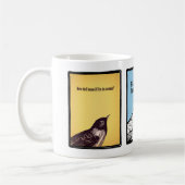 Jullie zijn raar en ik heb je een mok gemaakt. (Links)