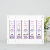 Jullie zijn Topjes in mijn boek! Bladwijzer van va (Staand voorkant)