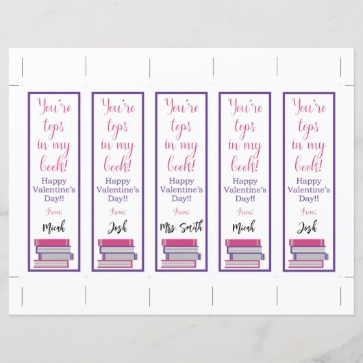 Jullie zijn Topjes in mijn boek! Bladwijzer van va (Voorkant)