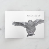 Jullie zijn uit elkaar? Vouwbare wenskaart Kaart (Binnen)