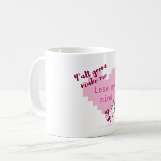 Jullie zorgen dat ik m'n gedachten kwijt... koffiemok (Voorkant links)