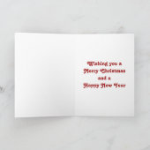 Jullie zullen een vrolijk kerstfeest hebben feestdagen kaart (Binnen)