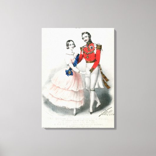 Jullien's gevierde Polkas Canvas Afdruk (Voorkant)