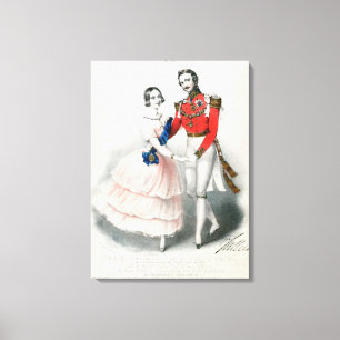 Jullien's gevierde Polkas Canvas Afdruk