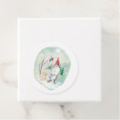 Julskandinaviska Gnome Bedankjes Labels (In situ)