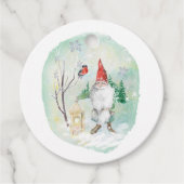 Julskandinaviska Gnome Bedankjes Labels (Voorkant)