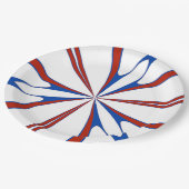 july 4 , 001 Paper Plate Papieren Bordje (Gekanteld)
