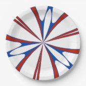 july 4 , 001 Paper Plate Papieren Bordje (Voorkant)