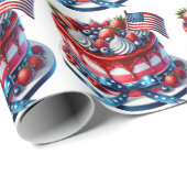 July 4th Cake  Cadeaupapier (Rol Hoek)