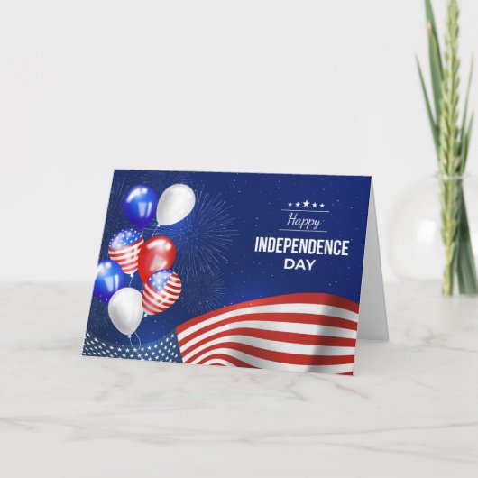 July 4th Card Feestdagen Kaart (Voorkant)