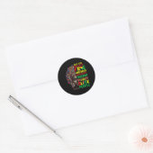 July 4th Didnt Set Me Free Juneteenth Is My Indepe Ronde Sticker (Envelop)