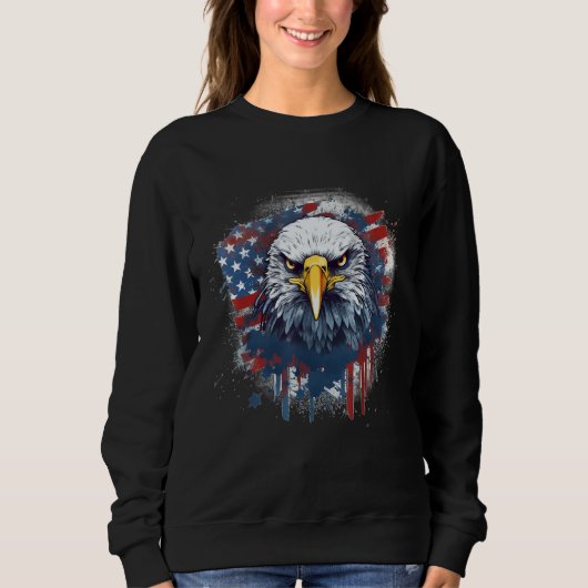 July 4th Product  Patriotism, American Flag_3 Trui (Voorkant)