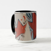 July 4th red white and blue mug mok (Voorkant links)