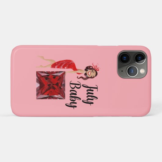 July Baby Case-Mate iPhone Case (Achterkant (horizontaal))