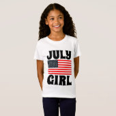 JULY BIRTHDAY GIRL T-Shirts (Voorkant volledig)