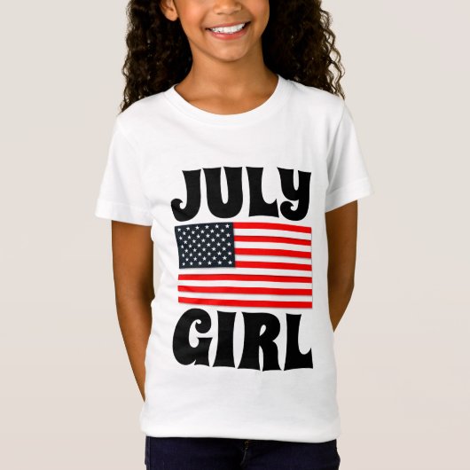JULY BIRTHDAY GIRL T-Shirts (Voorkant)