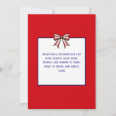 July Fourth with Fireworks in Red White and Blue  (Achterkant)