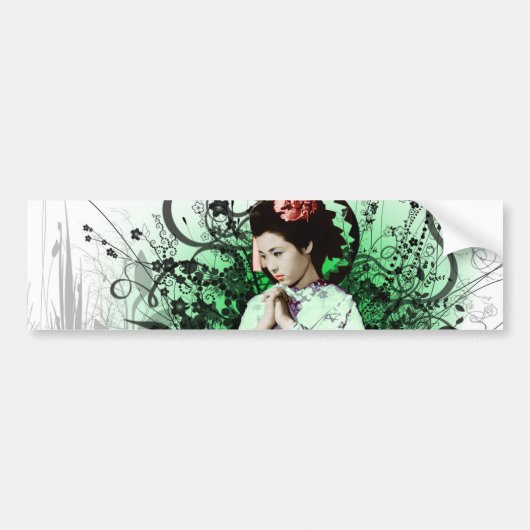 Julzips - Geisha Bumpersticker (Voorkant)