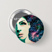 Julzips - kopie Retrato Ronde Button 5,7 Cm (Voorkant /achterkant)