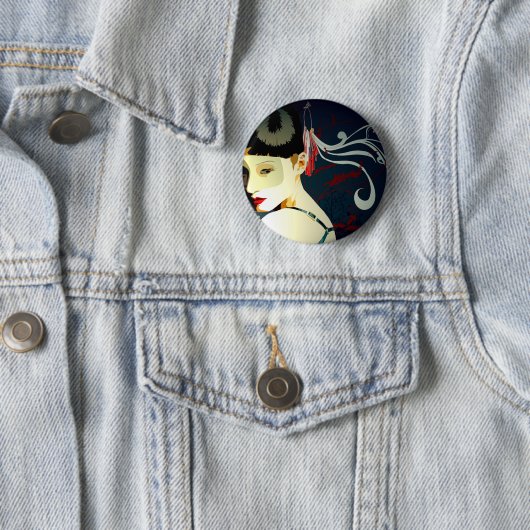 Julzips - Mascarada Ronde Button 5,7 Cm (In situ)