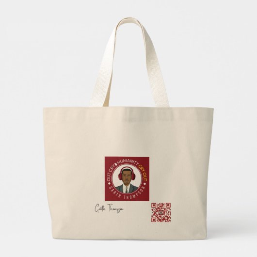 Jumb-Tas Grote Tote Bag (Achterkant)