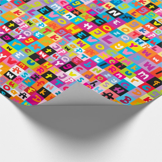 Jumble Alphabet Pattern Cadeaupapier