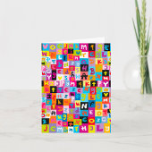 Jumble Alphabet Pattern Kaart