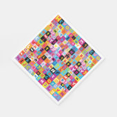 Jumble Alphabet Pattern Servet (Hoek)