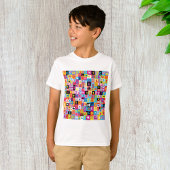Jumble Alphabet Pattern T-shirt