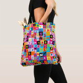 Jumble Alphabet Pattern Tote Bag