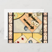 Jumble Assortment of Games of Chance Briefkaart (Voorkant / Achterkant)