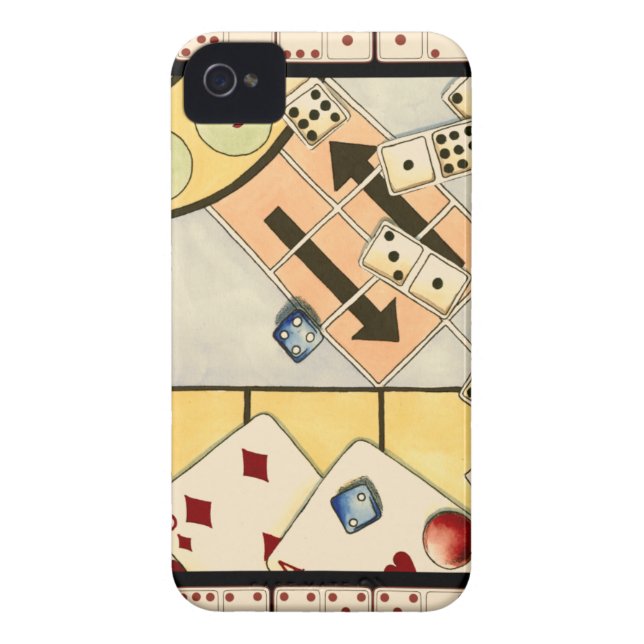 Jumble Assortment of Games of Chance Case-Mate iPhone Case (Achterkant)