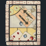 Jumble Assortment of Games of Chance iPad Cover<br><div class="desc">Er zijn geen regels in dit gemengde assortiment van kansspelen. Wil je kaarten spelen? Wat dacht je van wat dominostenen? Misschien wil je de dop draaien en zien wat er op komt? Neem vandaag een kans op dit schilderij!</div>