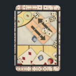 Jumble Assortment of Games of Chance iPad Mini Cover<br><div class="desc">Er zijn geen regels in dit gemengde assortiment van kansspelen. Wil je kaarten spelen? Wat dacht je van wat dominostenen? Misschien wil je de dop draaien en zien wat er op komt? Neem vandaag een kans op dit schilderij!</div>