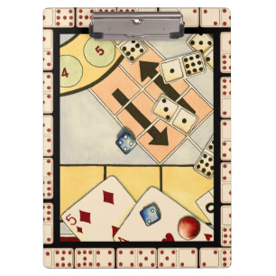 Jumble Assortment of Games of Chance Klembord