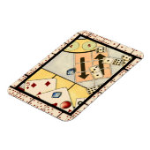 Jumble Assortment of Games of Chance Magneet (Linkerzijde)