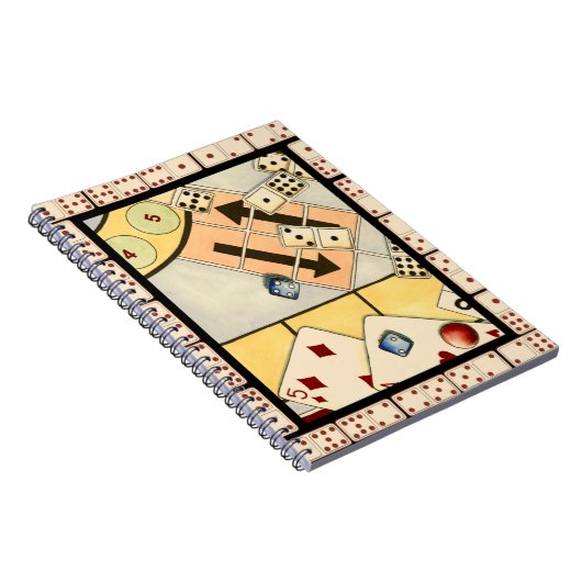 Jumble Assortment of Games of Chance Notitieboek (Rechterzijde)