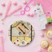 Jumble Assortment of Games of Chance Papieren Bordje (Feest)