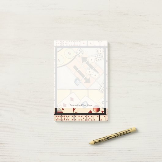 Jumble Assortment of Games of Chance Post-it® Notes (Op bureau)