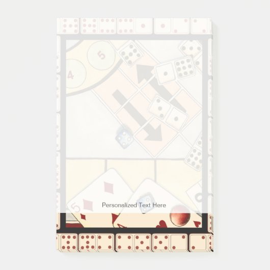 Jumble Assortment of Games of Chance Post-it® Notes (Voorkant)