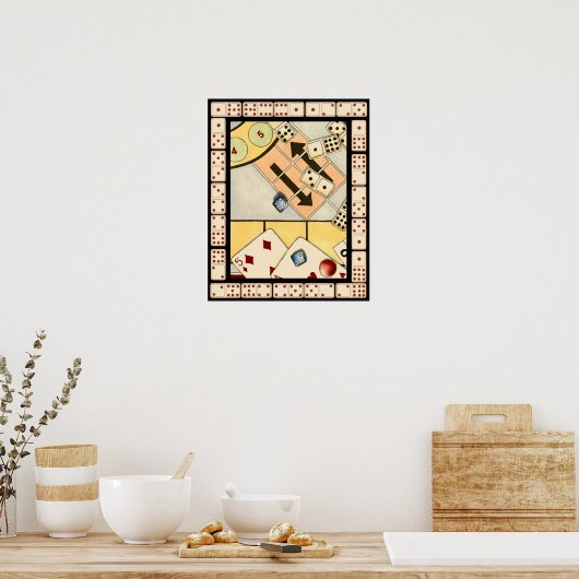 Jumble Assortment of Games of Chance Poster (Keuken)