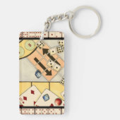 Jumble Assortment of Games of Chance Sleutelhanger (achterkant)