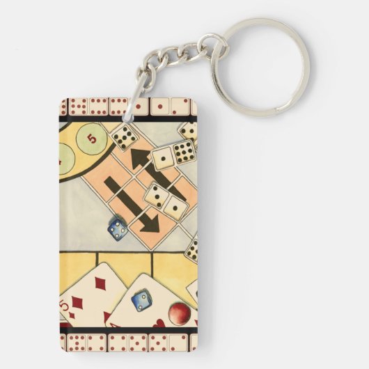 Jumble Assortment of Games of Chance Sleutelhanger (achterkant)