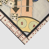 Jumble Assortment of Games of Chance Tissuepapier (Detail)