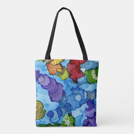 Jumble Canvas tas (Achterkant)