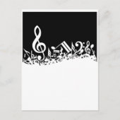 Jumble of Musical Symbols Briefkaart (Voorkant)