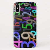 Jumble of Numbers Afbeelding Case-Mate iPhone Case (Achterkant)