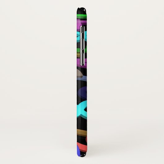 Jumble of Numbers Afbeelding Case-Mate iPhone Case (Achterkant/links)