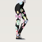 Jumble of Sweet Skulls Leggings (Rechts)